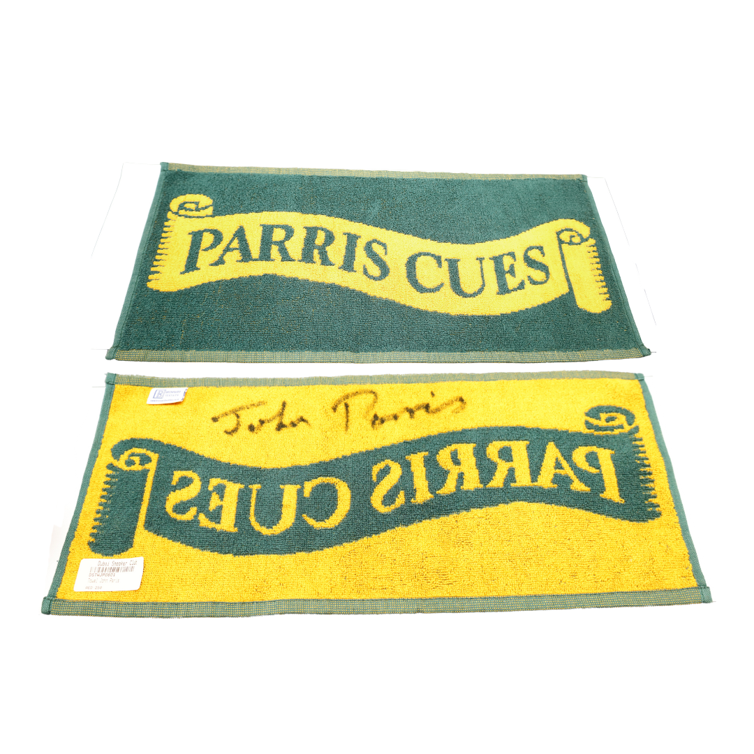 Parris Cues Signed Towel
