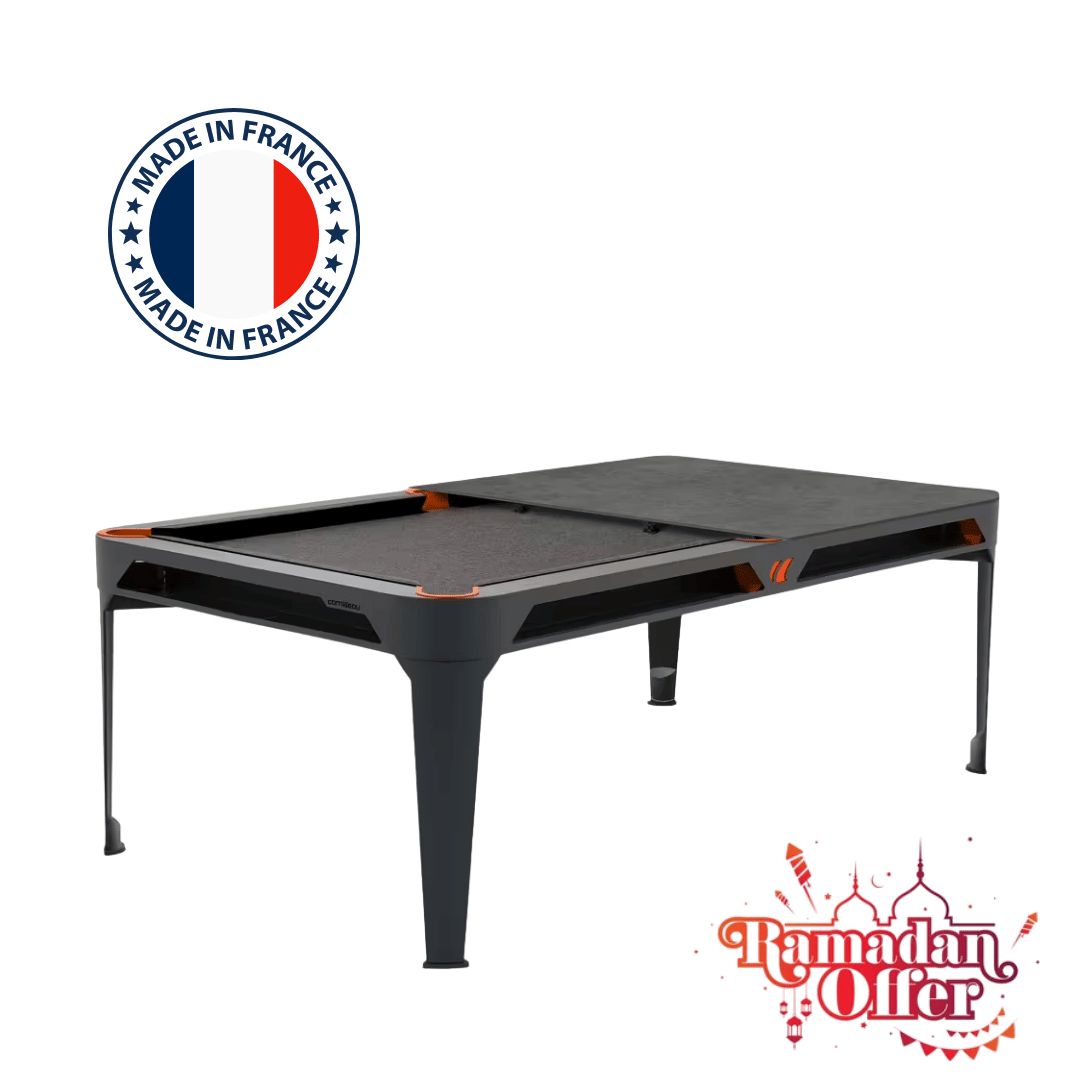 Cornilleau Pool Table with Dining Top/Black Hyphen In & Outdoor 7ft